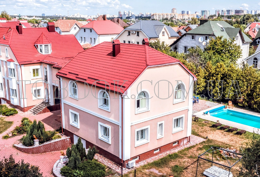 #484-3 Дома с бассейном посуточно Софиевская Борщаговка — фото 2