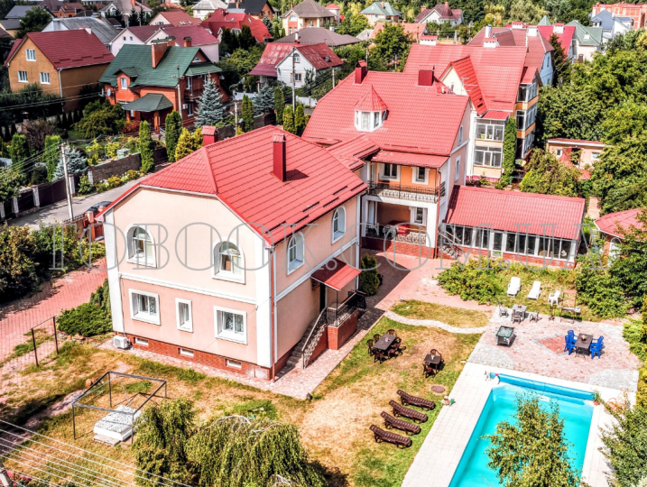 #484-1 Дом на сутки с бассейном Борщаговка — фото 25