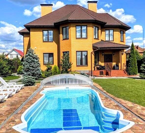 #435 Дом посуточно с баней за Борщаговкой — фото 3
