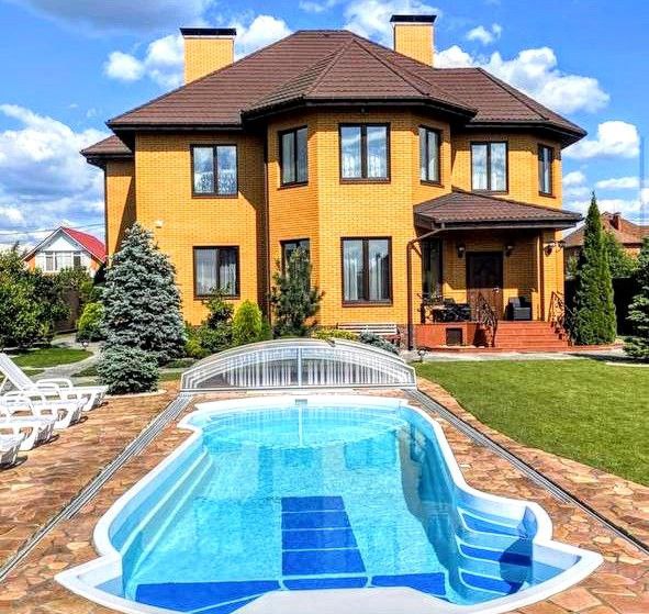 #435 Дом посуточно с баней за Борщаговкой — фото 3